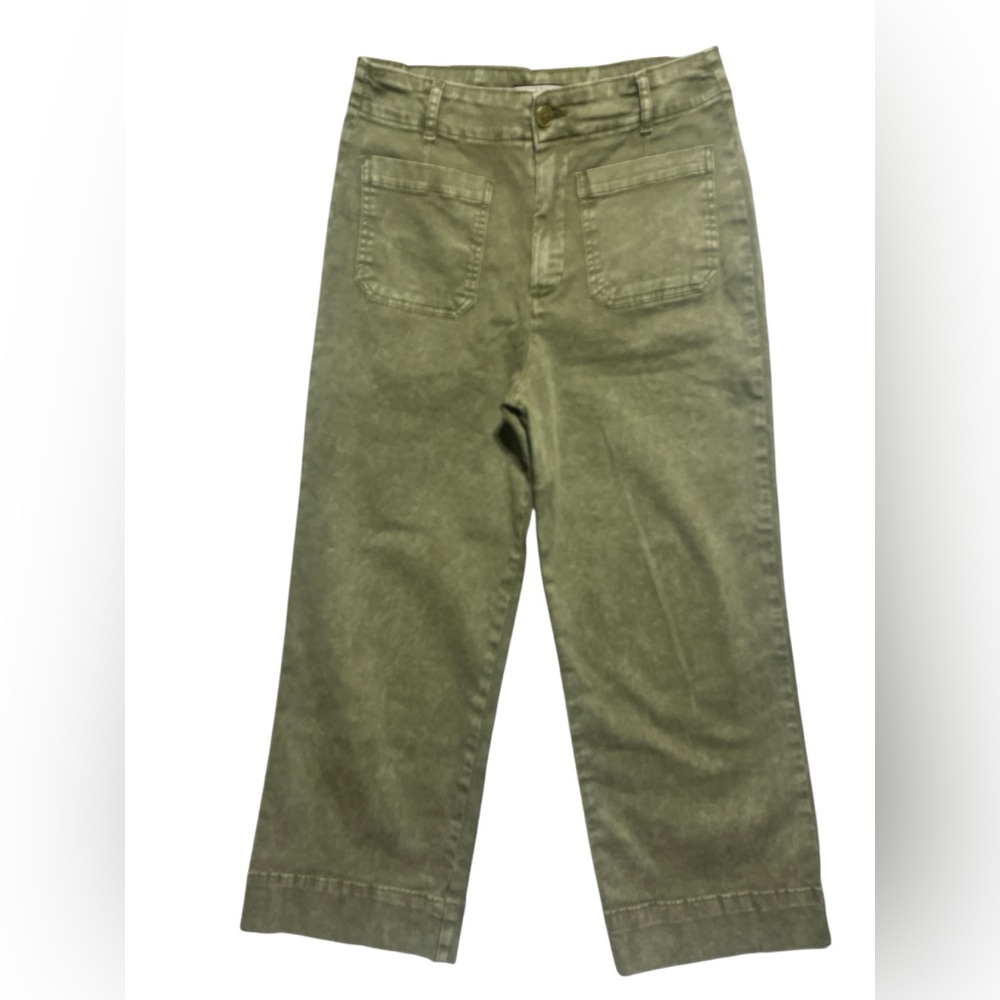 Bagatelle Olive Wide Leg Jeans